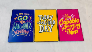 (HÌNH THẬT) Tranh treo tường trang trí decor lớp học slogan trang trí sẵn khung