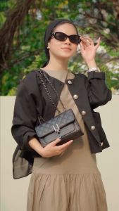 HONYAN Tas Selempang Mini HP Wanita Korea - Dara Sling bag