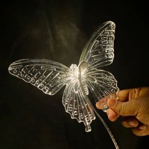 1 set lampu Butterfly kupu kupu Akrilik / Acrylic isi 10 - Lampu dekorasi pelaminan - lampu gantung dekorasi wedding - lampu tidur lampu malam - lampu dekorasi kamar lampu cafe Hiasan Decor