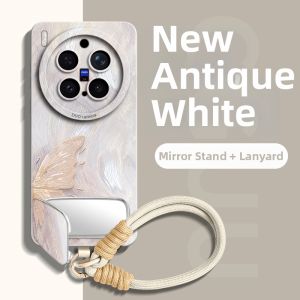 Full Coverage Drop Protection Mirror With Stand and Strap Phone Case