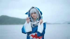 Vtuber Hololive English Gawr Gura Coser77 ชุดคอสเพลย์ผู้หญิง ENG เครื่องแต่งกายสำหรับผู้หญิง - Cosplay Clothing