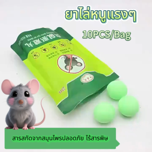 10PCS/Bag ลูกเหม็นไล่หนู ไล่หนู เบือหนู แรงๆ แห้ง Anti Rat Tool ปลอดภัยไร้สารพิษ ขับไล่หนูและแมลง