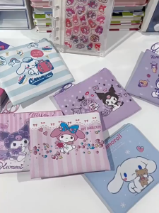 Sanrio Coin Purse Wallet Mini Cute Bag Melody Kuromi Cinnamoroll Storage