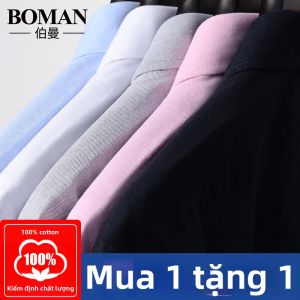 Boman | Áo Sơ Mi Dài Tay Cotton Oxford Kích Cỡ Lớn