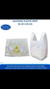 Kantong Plastik 300 Gram HD Kresek 35 Kantong Plastik (Isi 300 Gram-JDP35)