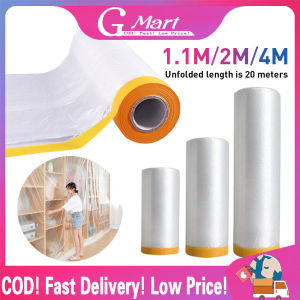 Masking Plastic New Material Paint Protect Cover Spray Paper Kraft Renovation Masking Paint Plastic Car Film Paper Barrier Masking-Film-110CM