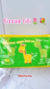Tissue titi facial tissue wajah lembut murah 180 sheets per pack murah