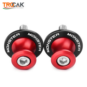 For DUCATI MONSTER 695 696 796 797 821 Monster 1200 S R Motorcycle Swing Stand Screw Swingarm Spools Slider 6MM