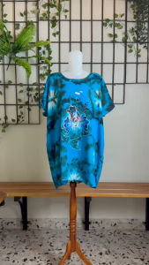 MUAT 80-100KG!!! BAJU BALI BLUS LUKIS ATASAN BLOUSE JUMBO BIGSIZE LD 140 FIT TO XXXXL NR/R REAL PICT