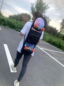 Electric Longboard Skateboard Bag Double Shoulder Professional Road Riding Large Fish Board Bag for Students And Children