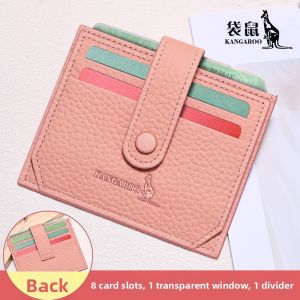 Kangaroo | Slim Womens Leather Card Holder Multi-Card Capacity