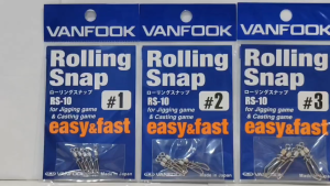VANFOOK ROLLING SNAP FOR JIGGING GAME & CASTING GAME ( RS-10 )