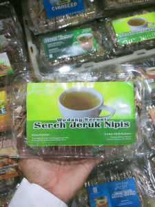 Wedang sereh jeruk nipis - wedang seruni - isi 10 - wedang herbal