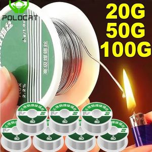 Polocat ลวดบัดกรีสแตนเลส20/50/100G ละลายง่ายอลูมิเนียมอุณหภูมิต่ำเหล็กทองแดงลวดเชื่อมโลหะบัดกรี