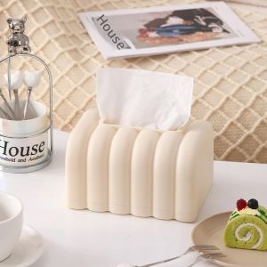 กล่องใส่กระดาษทิชชู สไตล์หรูหราแบบอินเทอร์เน็ตเซเลบริตี้ ที่ใส่กระดาษทิชชูสำหรับบ้าน ห้องนั่งเล่น กล่องใส่กระดาษทิชชูแบบม้วน กล่องใส่กระดาษเช็ดปาก ขนาด S