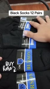 SKW Teenager Ankle Big Black Socks 12/6 Pairs Mens Fashion Sports Sock AC-11