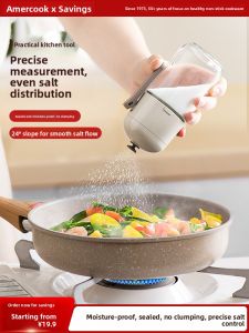 AMERCOOK | Moisture-proof Salt Control Seasoning Bottle
