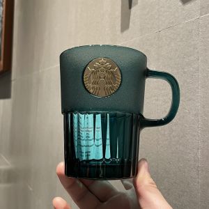 starbuck official store Starbuck dark green glass authentic nameplate bronze medal mug childrens divine water cup lovers cup birthday present starbuck tumbler starbuck mug