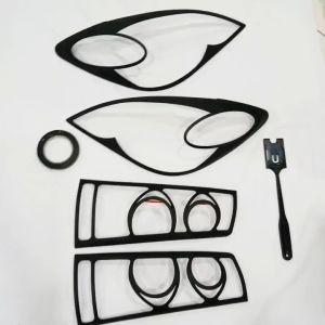 Paket Cover Garnish Lampu Depan & Belakang Mobil Xenia New 2008 - 2011 Hitam