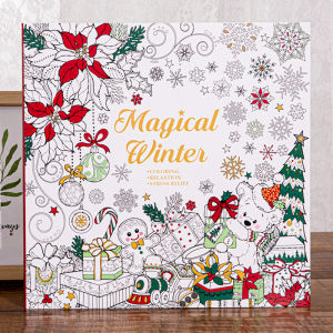 Winter Christmas Drawing Book for Kids