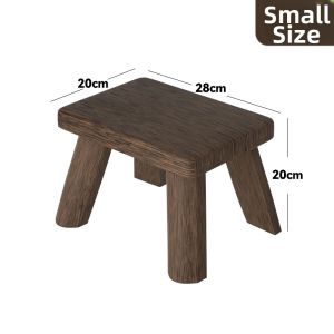 YICHI | Durable New Home Solid Wood Low Stool