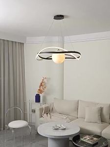 Bedroom Light Simple Modern Moon Chandelier Lamp in the Living Room Nordic Master Bedroom Chandelier