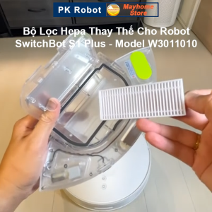 Bộ Lọc Hepa Kích Thước 4cm x 10cm Thay Thế Cho Robot SwitchBot S1 Plus Model W3011010/