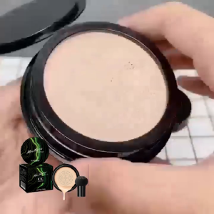 【Ready Stock】Jaysuing Moisture Cushion CC Cream Air Cushion Foundation Silky Smooth Natural Cover Concealer Brightening Lightweight Breathable With Mushroom Head Puff For All Skin Types Makeup 1 Pc