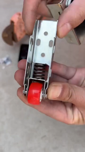 Door Sagging Prevention Wheel with Spring Heavy Duty Silent Wheel for Sliding