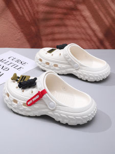 Mens Summer Thick Bottom Soft Sole Sports Beach Slippers Anti-Slip Casual Slip-On Shoes Wear-Resistant EVA Material