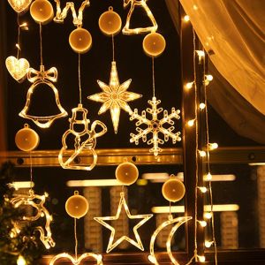 Christmas LED Suction Cup Lights Decorative Festive Lighting No Brand Model 2DUu6KrT