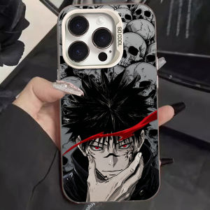 Bandai | Ốp Lưng Anime Jujutsu Kaisen Sukuna Skull Mạ Mờ Chống Xước Chắc Chắn Dành Cho Samsung Galaxy S25 Edge S26 S24 S23 Ultra S22 S21 Plus FE A57 A37 A17 A07