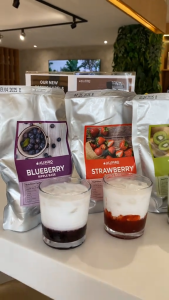 ALLEGRO Blueberry Ripple Base 1Kg for Milk Tea Frappe & Desserts | Rich Flavor | Cafe-Grade Mix