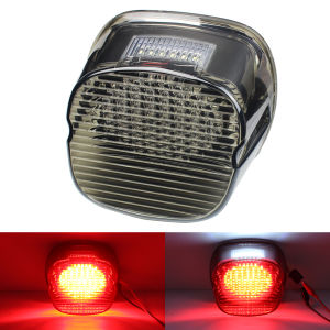 LED Tail Light Brake Lamp Driving Light with License Plate Light LED Taillight for Sportster/Softail/Touring/Dyna