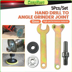 C.N 5PCS/Set 10mm Electric Drill Conversion Angle Grinder Connecting Rod for Cutting Disc Polishing Whee