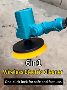 Supuon Wireless Electric Cleaner Brush Rechargeable Bathroom Scrubbe Electric Spin Scrubber Cleaning Brush Tub 电动清洁刷