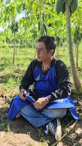 เสื้อแขนยาวโฟร์ทรีฟรีไซส์ เสื้อคนงาน เสื้อทำสวน​ เสื้อทำไร่ คอปก กันแดด แห้งเร็ว ใส่สบาย ไม่ร้อน