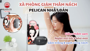 XÀ PHÒNG PELICAN HỖ TRỢ GIẢM THÂM VÙNG NÁCH NHẬT BẢN (100GR)