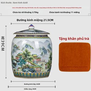 Lọ Trà Chống Côn Trùng Kín Đậy Lớn