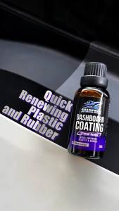 SharkWax Plastic Coating 30ml Car And Motor Trim Plastic Restorer Faded Black Plastic UV Protection Black Trim Restorer