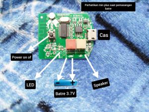 mesin modul speaker mp3 bluetooth sesuai foto mini receiver