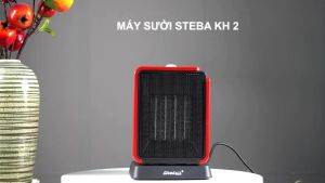 Quạt Sưởi Ceramic STEBA KH2 Máy Sưởi Thiết Bị Sưởi Ấm Mùa Đông Công Suất 1500W Chống Quá Nhiệt Cho Phòng 25m2 Nhập Đức Bảo Hành 12 Tháng