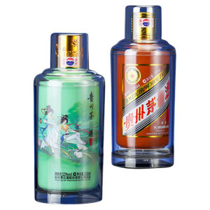Applicable to 12 Chinese Zodiac Sign of Rabbit Longmao 500ml Protective Case Sealed Liquor Table Sealed Wine Transparent Display Box Anti-Skid Wine
