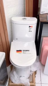 Kloset Duduk Mr.Tao Type 2266 Ceramic Premium Anti Tumpah - Set Lengkap dengan Pelapis Interior