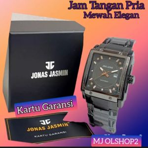 MEWAH JAM TANGAN PRIA TERBARU ANTI AIR/JAM TANGAN PRIA TALI RANTAI MODEL KOTAK/PAKET BOX