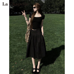 La Chapelle | Black Slim Fitting Two Piece Set 2PC