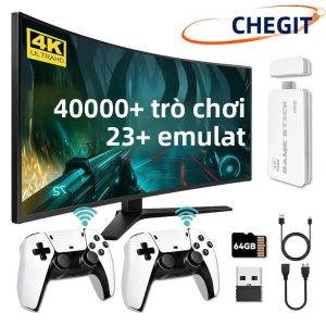 Cây Chơi Game TV 4K M15 Với Bộ Nhớ 64GB Tay Cầm Không Dây Hơn 40000 Trò Chơi Retro Hỗ Trợ Hơn 23 Trình Giả Lập Cho Chơi Game Trên TV HD