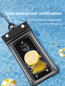 MONLEYTA | Waterproof Touchscreen Phone Bag For Swimming And Rafting Delivery Rider Special Sealed Case Sensitive Mobile Phone Cover
