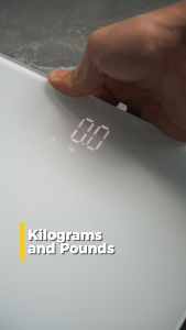 Dreepor Digital Weighing Scale Human Electronic Tempered Glass Weight Scale for body Large LED HD Display USB Charging Bathroom Scale