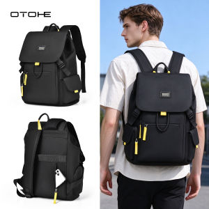 OTOHE Men Backpack Trendy Stylist Laptop Notebook Backpack Waterproof Travel Backpack Business Bag College Backpack Casual Shoulder Bag Anti Theft Back Pack School Bag